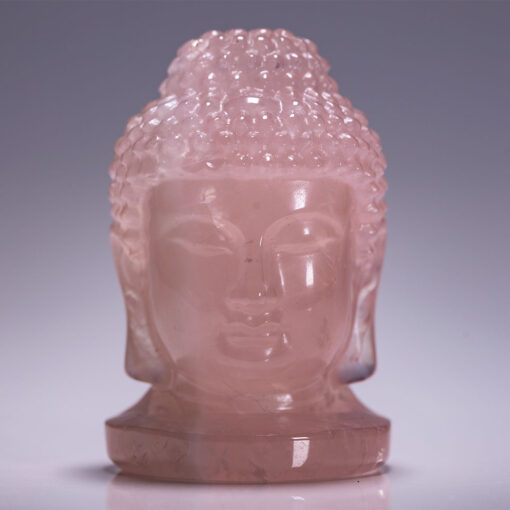 wholesale-rose-quartz-buddah-head-carving-for-sale