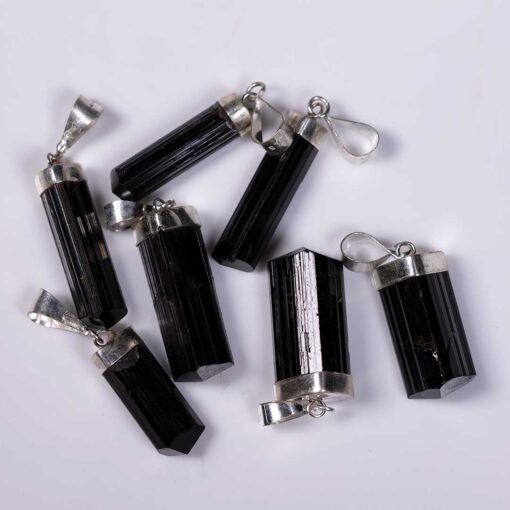 wholesale-stirling-silver-black-tourmaline-pendants-for-sale