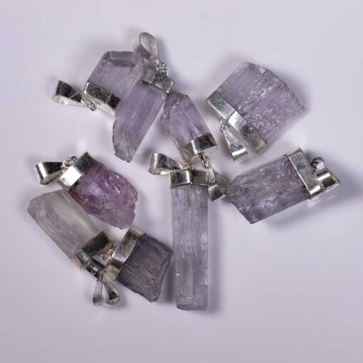wholesale-stirling-silver-gemmy-kunzite-pendants-for-sale