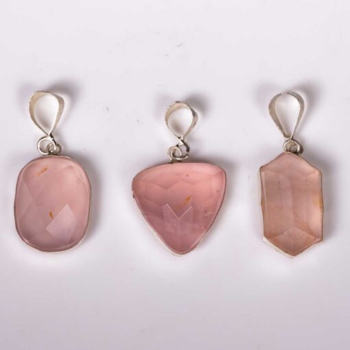 wholesale-faceted-rose-quartz-pendants-for-sale