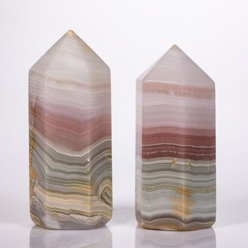 wholesale-pink-banded-onyx-towers-points-for-sale
