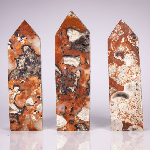 wholesale-red-white-jasper-point-towers-for-sale