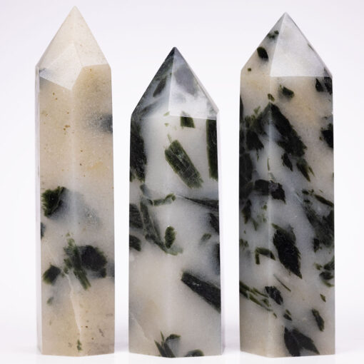wholesale-green-tourmaline-included-calcite-point-towers-for-sale