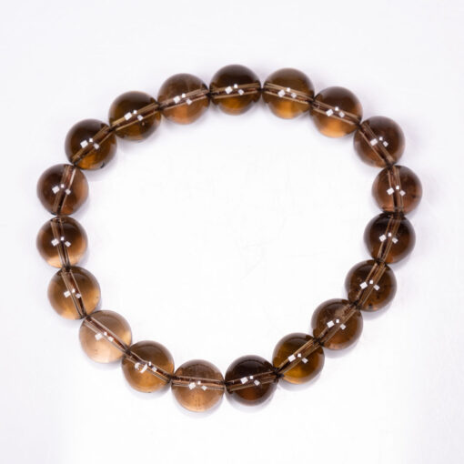 wholesale--gemmy-smoky-quartz-spherical-bracelets-for-sale