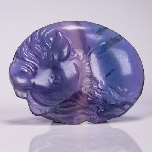 wholesale-purple-fluorite-fox-carvings--for-sale