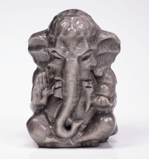 wholesale-silver-sheen-obsidian-ganesh-carvings--for-sale