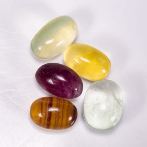 Grams Of Rainbow Fluorite Pocket Stones
