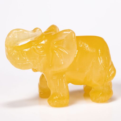 wholesale-orange-calcite-elephants-for-sale